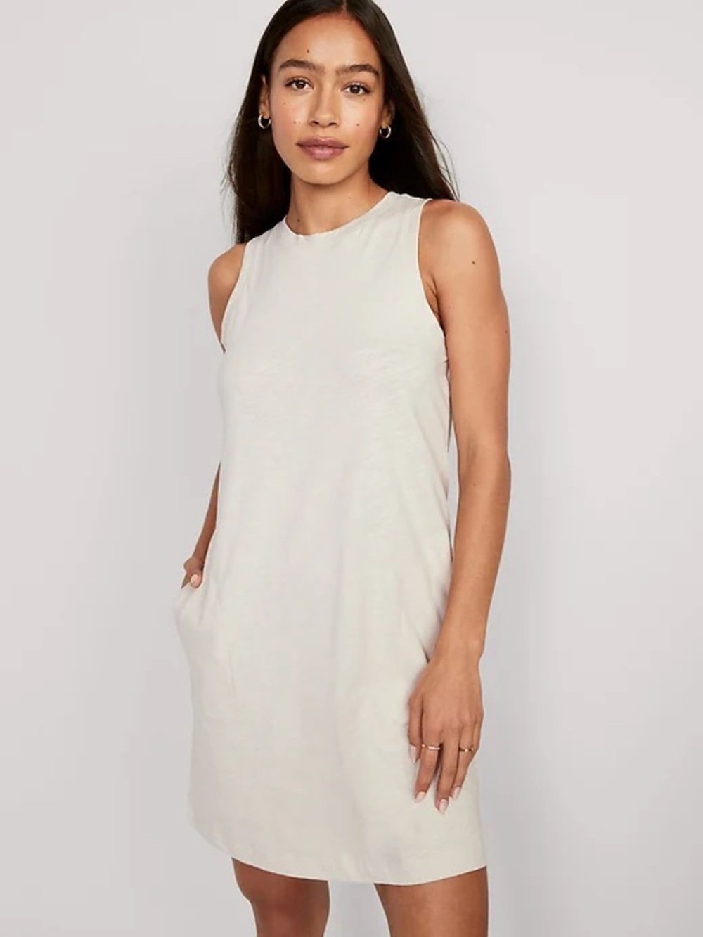 Old Navy NWT❗️Sleeveless Vintage T Shirt Tank A Line Dress